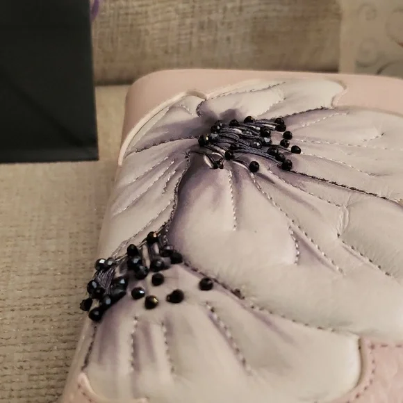 New Brighton E53452 Touch of Blush Pink Pastel Beaded Crossbody